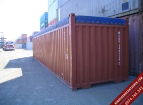 container khô 40 feet mở nóc